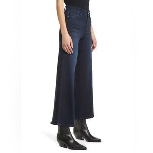 FRAME Le Slim Palazzo Wide Leg Pants Plus sz Jeans Denim 32 Petite High Rise NWT